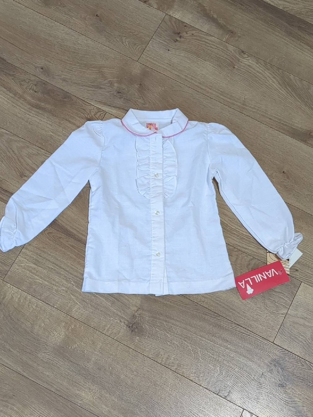 Vintage Vanilla Toddler girls blouse Size 3 NWT